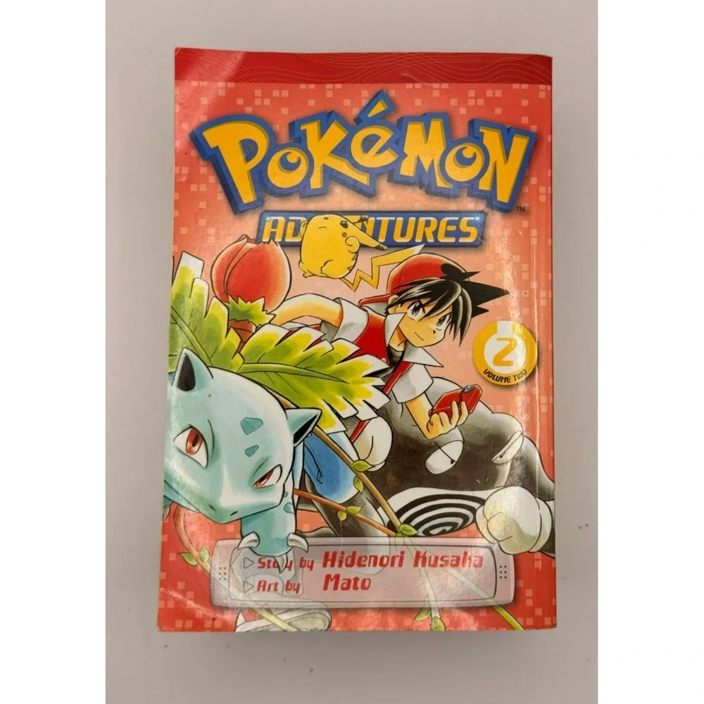 Pokemon Adventures Manga Lot Volumes 2 4 6 7 Hidenori Kusaka VIZ Kids